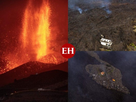 Catastróficas imágenes a 7 días de la erupción del volcán de La Palma
