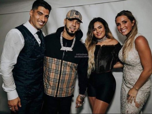 Karol G le puso ritmo a la exclusiva boda de Luis Suárez en Uruguay