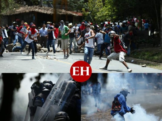 FOTOS: Violento enfrentamiento en El Hatillo por proyecto en La Tigra
