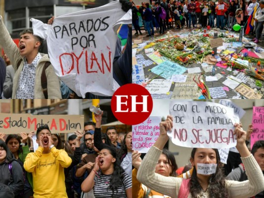 FOTOS: El homenaje a Dilan Cruz, el símbolo de protestas en Colombia