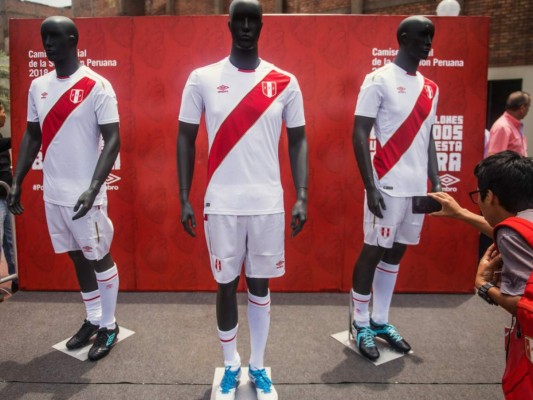 Así es la camisa que usará Perú en el Mundial de Rusia 2018