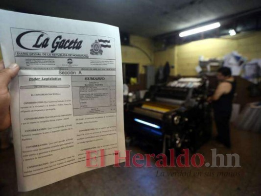 El Congreso Nacional ya no pagará por publicación de decretos a la ENAG&nbsp;&nbsp;