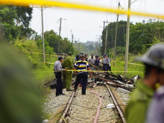 Las primeras imágenes de la tragedia aérea en La Habana, Cuba