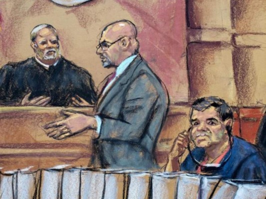 Arrestan a un 'familiar' de Joaquín 'El Chapo' Guzmán en su juicio