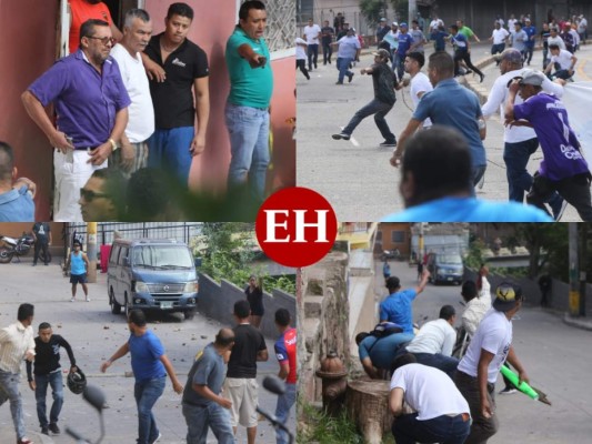 Armas, palos y piedras: Enfrentamiento entre pobladores y miembros PN