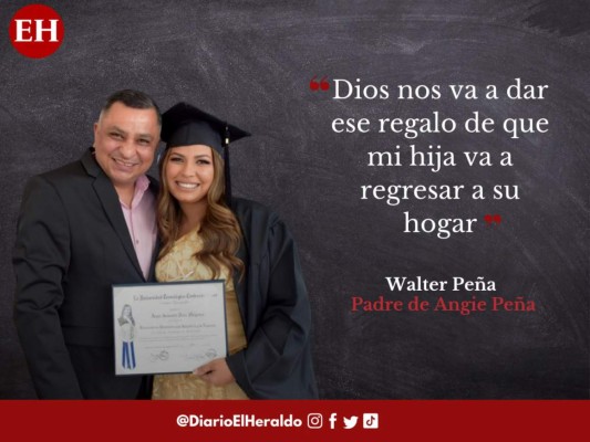 'Son 19 días de angustia y en espera': frases de los padres de Angie Peña en su cumpleaños 23