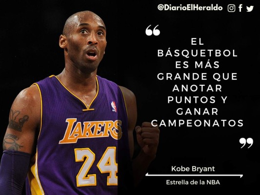Las frases más célebres de Kobe Bryant, leyenda del baloncesto