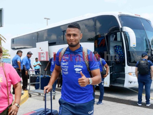 Así fue la salida de la Selección de Honduras a Paraguay