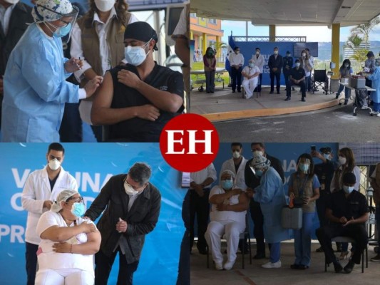 Así inició el proceso de vacunación contra el coronavirus en Honduras (Fotos)