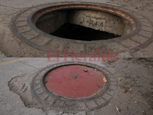 Colocan tapadera a pozo de inspección en la colonia Las Brisas de la capital de Honduras&nbsp;&nbsp;