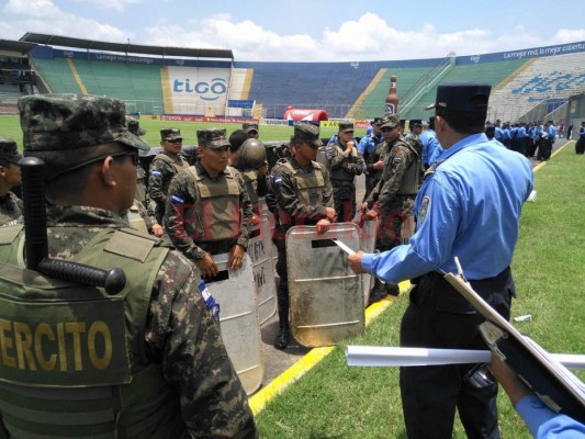 Policías y militares resguardarán el clásico capitalino Olimpia vs Motagua