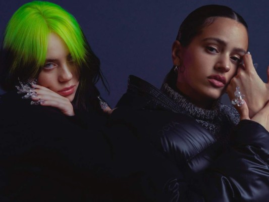 Rosalía y Billie Eilish rompen récords de reproducciones en un día&nbsp;&nbsp;