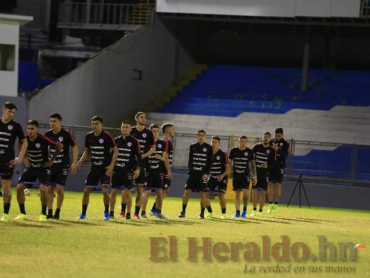 FOTOS: Chile entrena en el Morazán, en el regreso de Rueda a San Pedro Sula