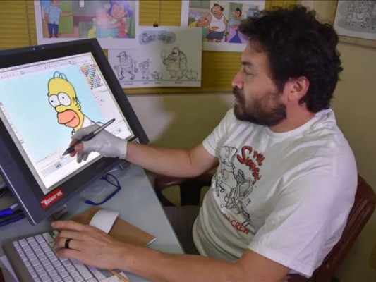 Muere Edwin Aguilar, el ilustrador salvadoreño de Los Simpson