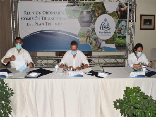 Vicepresidentes del Triángulo Norte revisan avances del Plan Trifinio