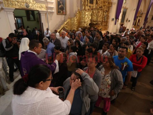 Así vive Honduras su fe en este Miércoles de Cenizas