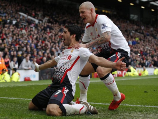 VIDEO: El polémico festejo de Luis Suárez ante Man U