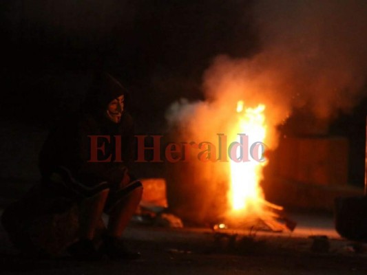 Imágenes de las protestas en La Kennedy en Tegucigalpa
