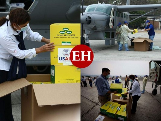 FOTOS: Honduras recibe 8 mil pruebas PCR para detectar coronavirus