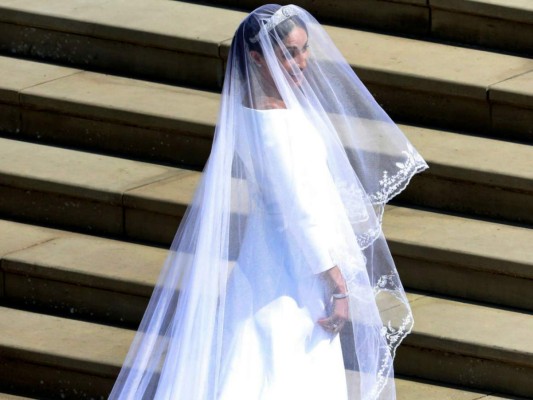 Así fue la llegada de Meghan Markle a su boda con el príncipe Harry