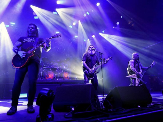 El grupo levantó más de una polémica por sus canciones y llegaron a ser acusados de simpatía por el nazismo por su canción 'Angel of Death'. Foto: AFP