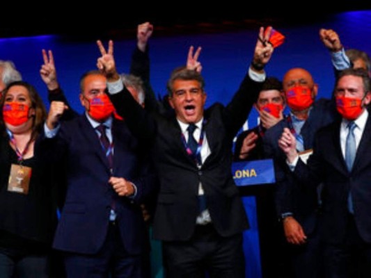 Con Messi presente, Joan Laporta asume presidencia del Barcelona&nbsp;&nbsp;