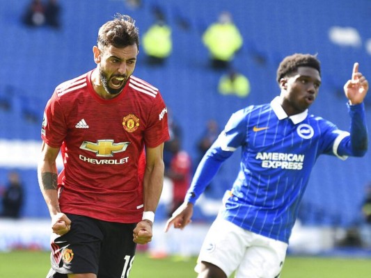 Manchester United vence 3-2 al Brighton con gol de último minuto