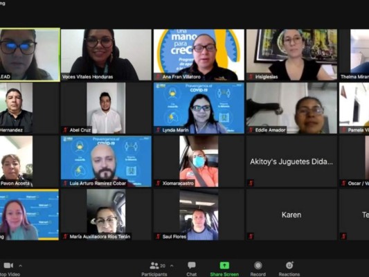 Voces Vitales Honduras y Walmart capacitan a empresarios sobre herramientas digitales