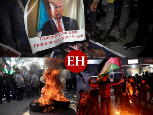 Palestinos dicen no al plan de paz de Trump y realizan fuertes protestas (FOTOS)&nbsp;&nbsp;