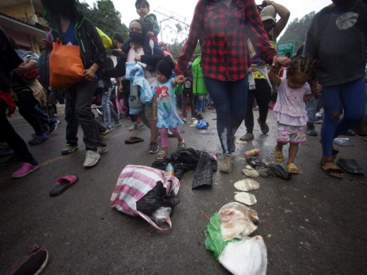 Las 20 fotos más impactantes de la caravana migrante