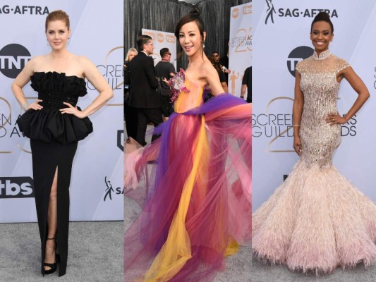 FOTOS: Los looks de los famosos en la alfombra de los SAG Awards