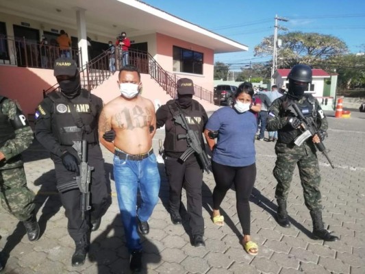 Capturan a cabecilla de la pandilla 18 y a su pareja en Comayagüela