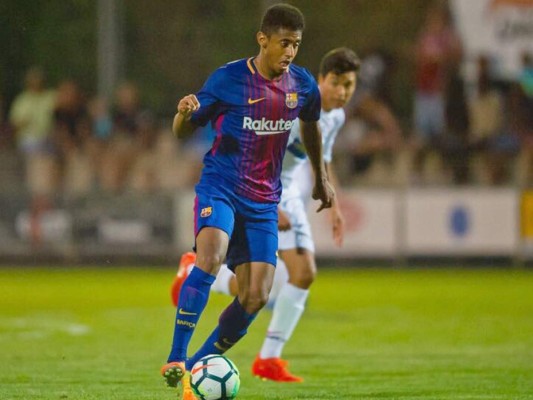 Anthony el Choco Lozano tras su primer gol con el Barça B: 'Es importante sumar y anotar'