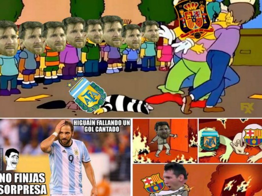 Memes: Destrozan a Argentina tras humillante derrota 6-1 ante España