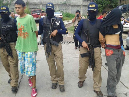 Honduras: Detienen a dos miembros de banda 'Los Benjamins'