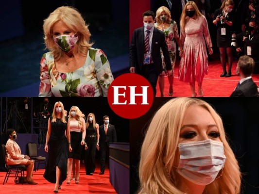 Elegantes y bellas: así lucieron las esposas e hijas de Biden y Trump en segundo debate