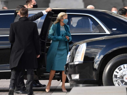 Elegante y clásica: el glamour de Jill Biden en la investidura presidencial