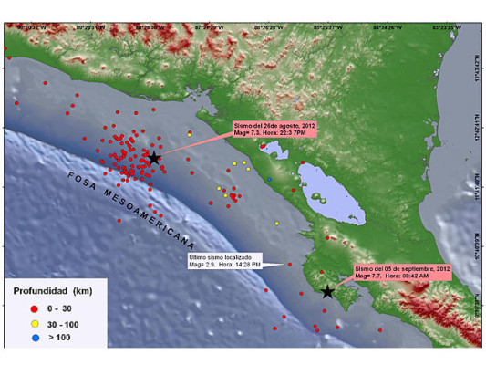 Gran terremoto podría sacudir Centroamérica