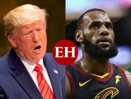 Ante las declaraciones del mandatario LeBron James respondió al mandatario que 'el juego continuará sin que él lo mire'. Fotos: AFP