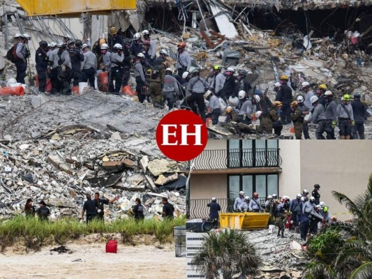 FOTOS: Sexto día de búsqueda de sobrevivientes tras colapso de edificio en Miami
