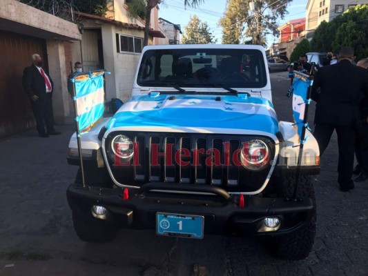 Así es el vehículo en el que Xiomara Castro hará el recorrido hasta la toma de posesión  