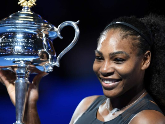 Su último partido en una competición fue antes de la final del Abierto de Australia, hace un año, en la que ganó a pesar de estar embarazada ya de dos meses. Foto AFP