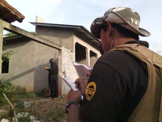 Al menos 14 detenidos en 47 allanamientos de la ATIC en Olancho