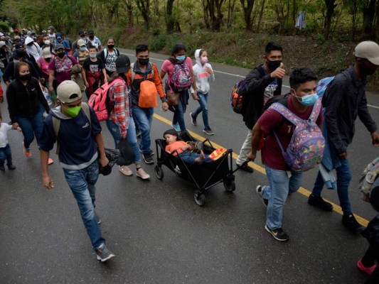 Las 20 fotos más impactantes de la caravana migrante