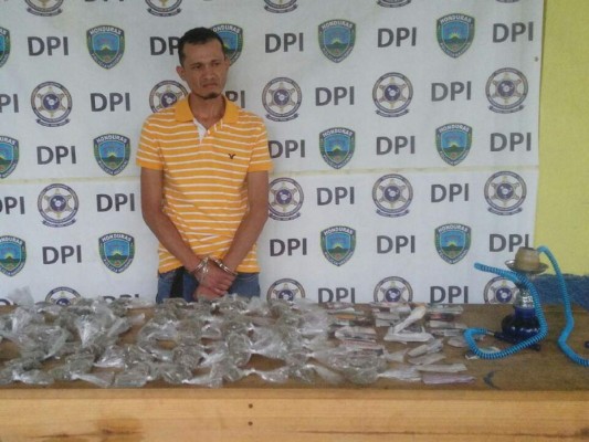 Capturan a 'Boris' por tráfico de drogas en Francisco Morazán
