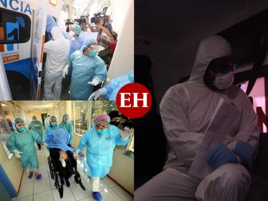 Las imágenes más impactantes tras llegada de hondureña sospechosa de coronavirus