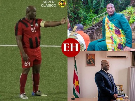 Ronnie Brunswijk, el exnarco y guerrillero de 60 años que jugó contra Olimpia