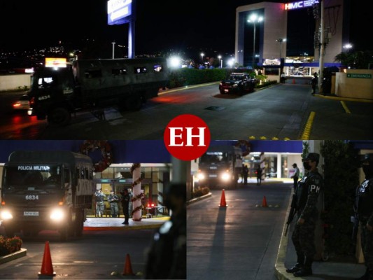 Militarizan hospital Medical Center por atención médica a privado de libertad en Tegucigalpa