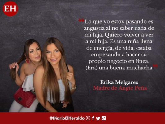 'Son 19 días de angustia y en espera': frases de los padres de Angie Peña en su cumpleaños 23