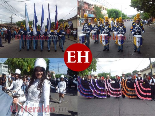 FOTOS: Color, alegría y fervor, así se viven los desfiles en Comayagua